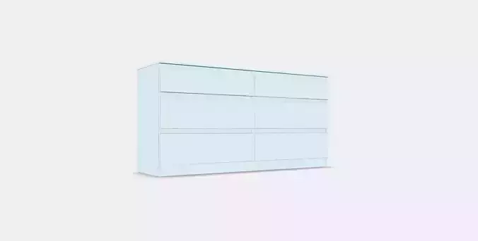 KULLEN Chest of 6 drawers