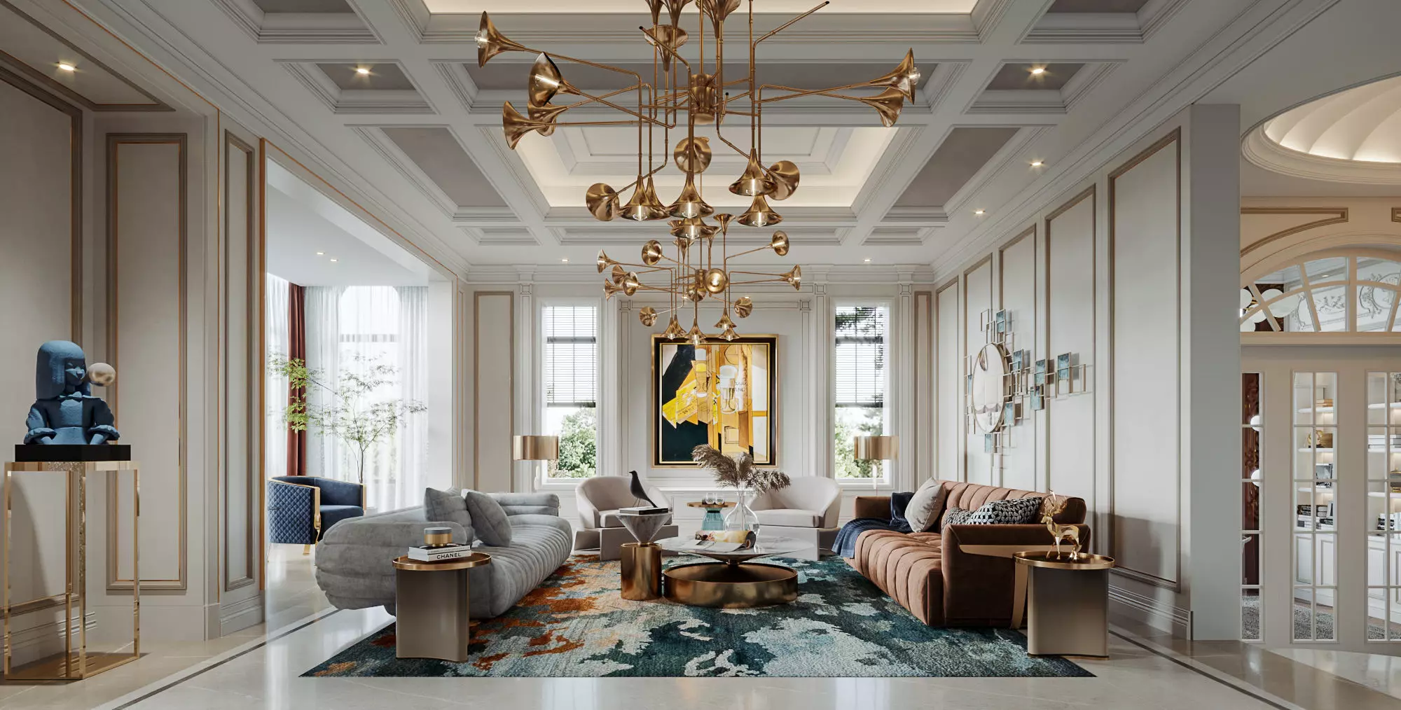   villa interior 3D model_0