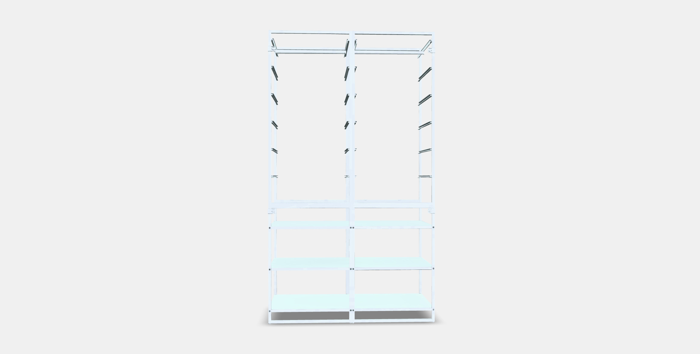 JONAXEL Wardrobe combination Low-poly 3D model_14