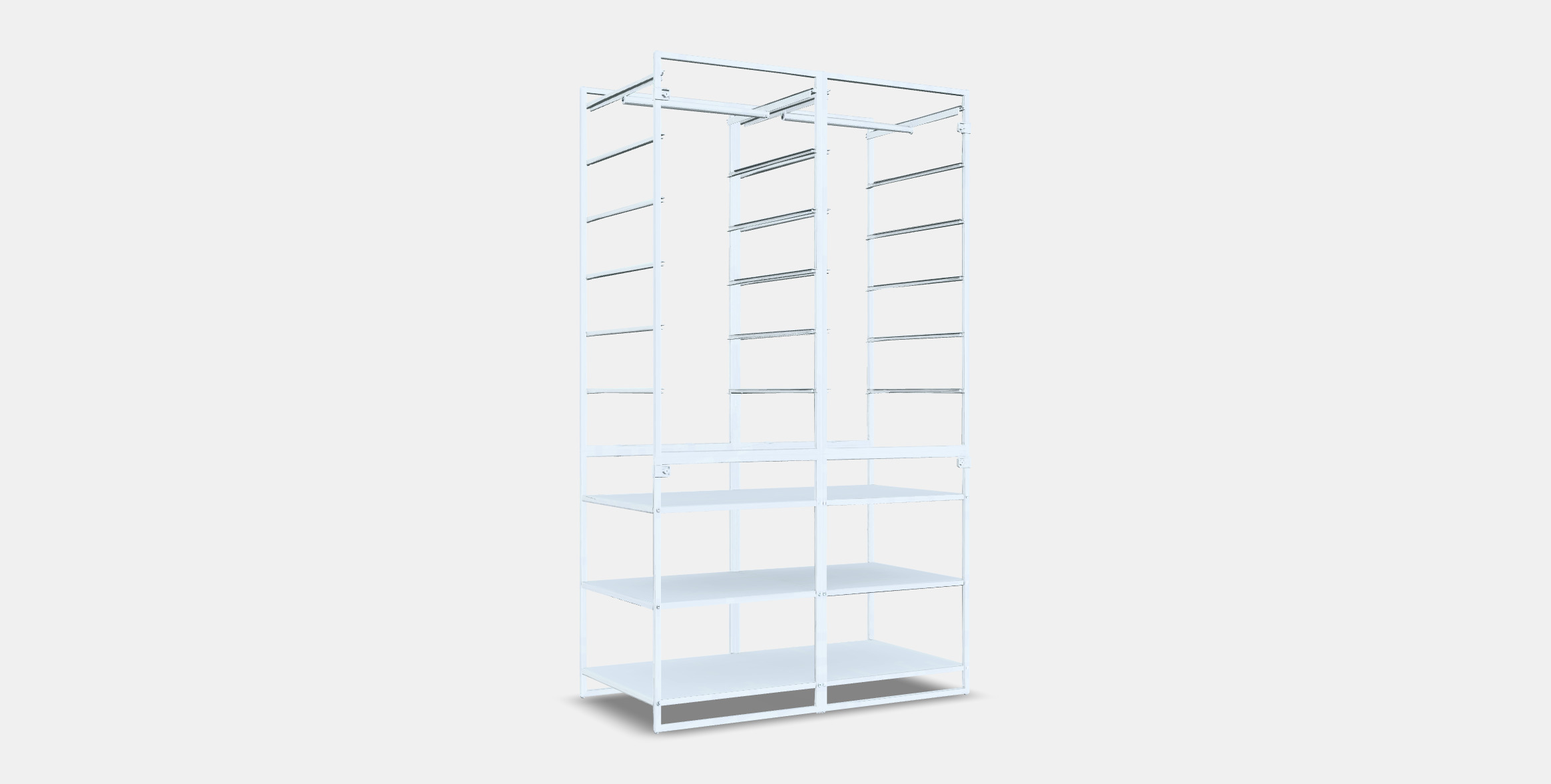 JONAXEL Wardrobe combination Low-poly 3D model_16