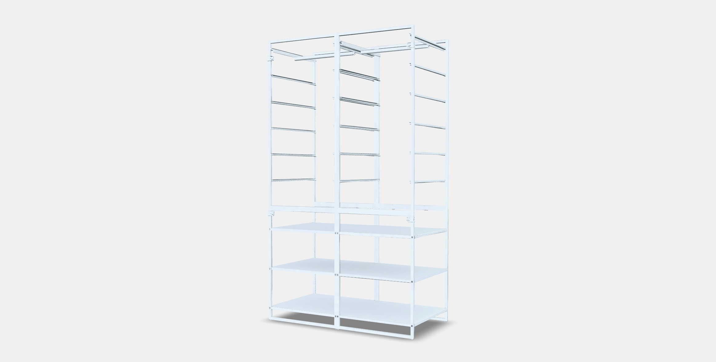 JONAXEL Wardrobe combination Low-poly 3D model_5