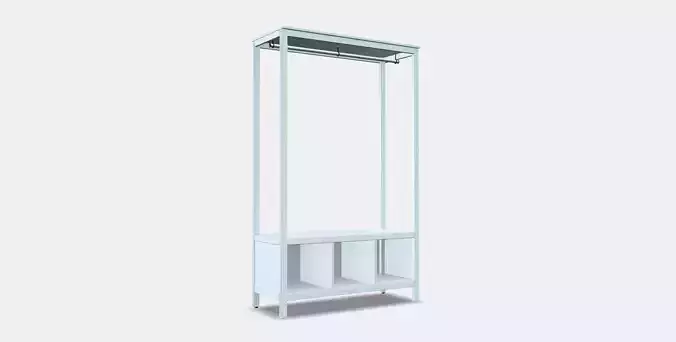 HEMNES Open wardrobe