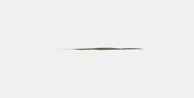 LUROY Slatted bed base Low-poly 3D model