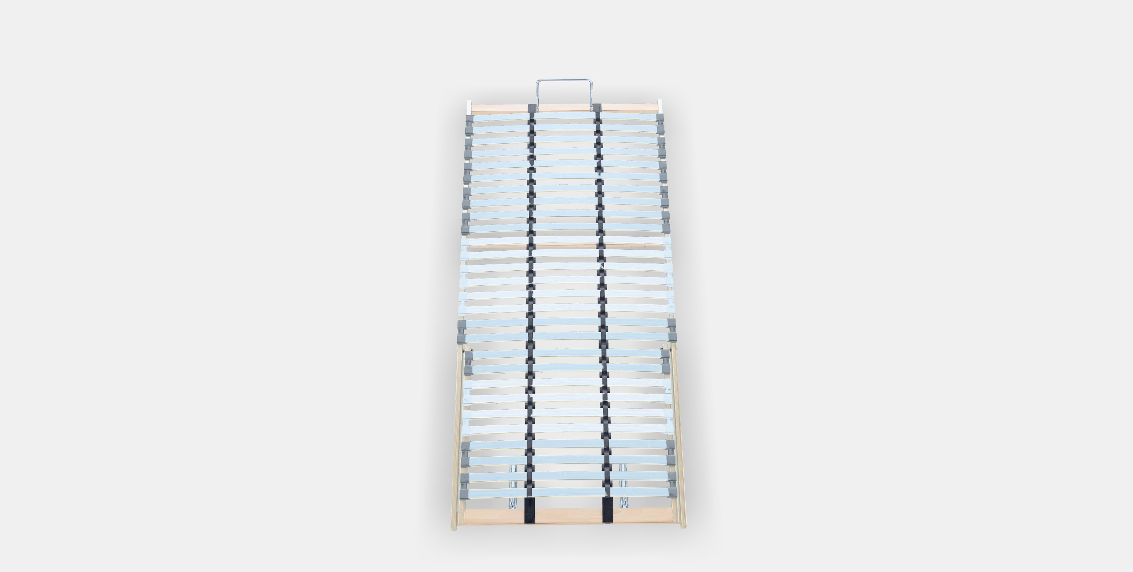 LONSET Slatted bed base adjustable 3D model_4