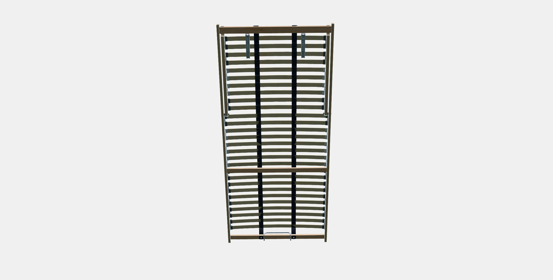 LONSET Slatted bed base adjustable 3D model_8