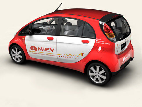 Mitsubishi i i MIEV 3D model_1