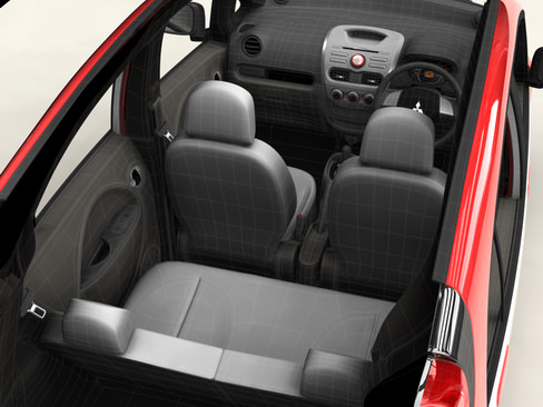 Mitsubishi i i MIEV 3D model_7