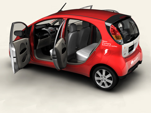 Mitsubishi i i MIEV 3D model_4