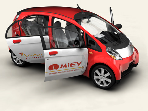 Mitsubishi i i MIEV 3D model_3