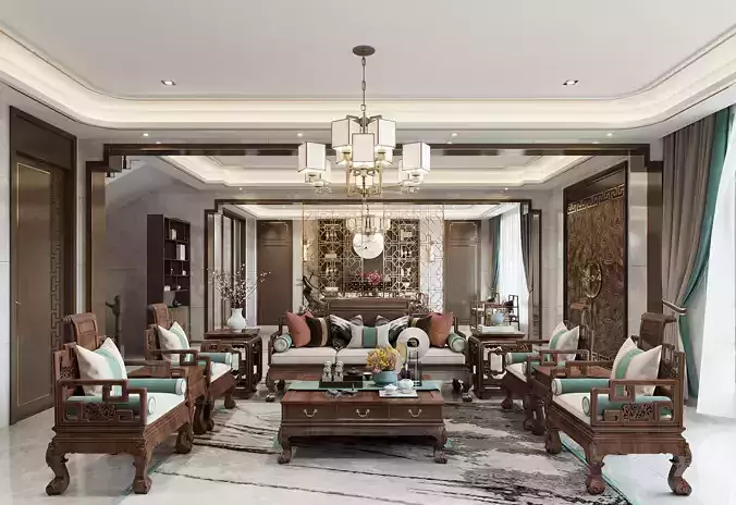 chinese apartment interior  