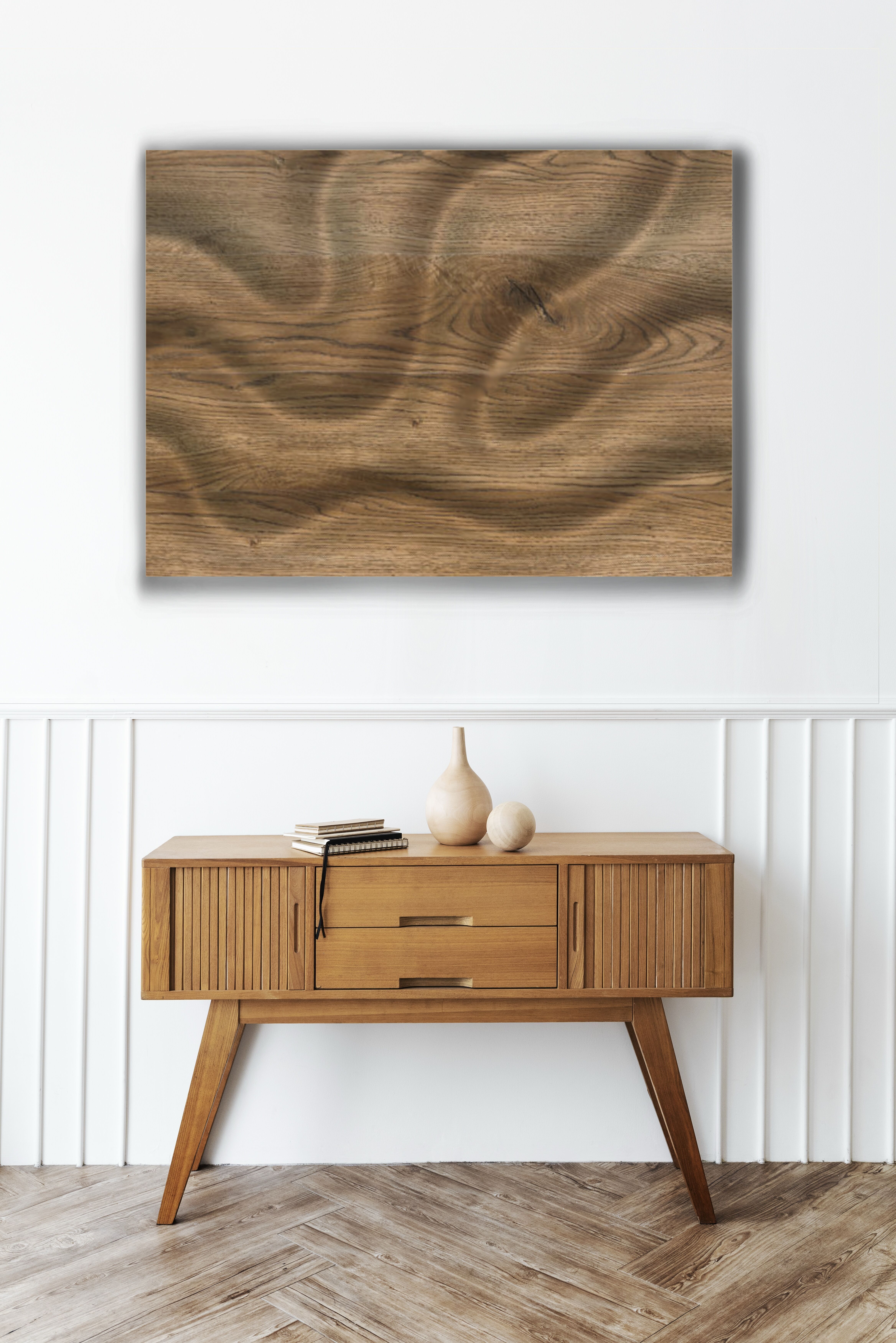 3D Wavy Wooden Panel STL Digital CNC for Wall Furniture Decor 3D print model_5