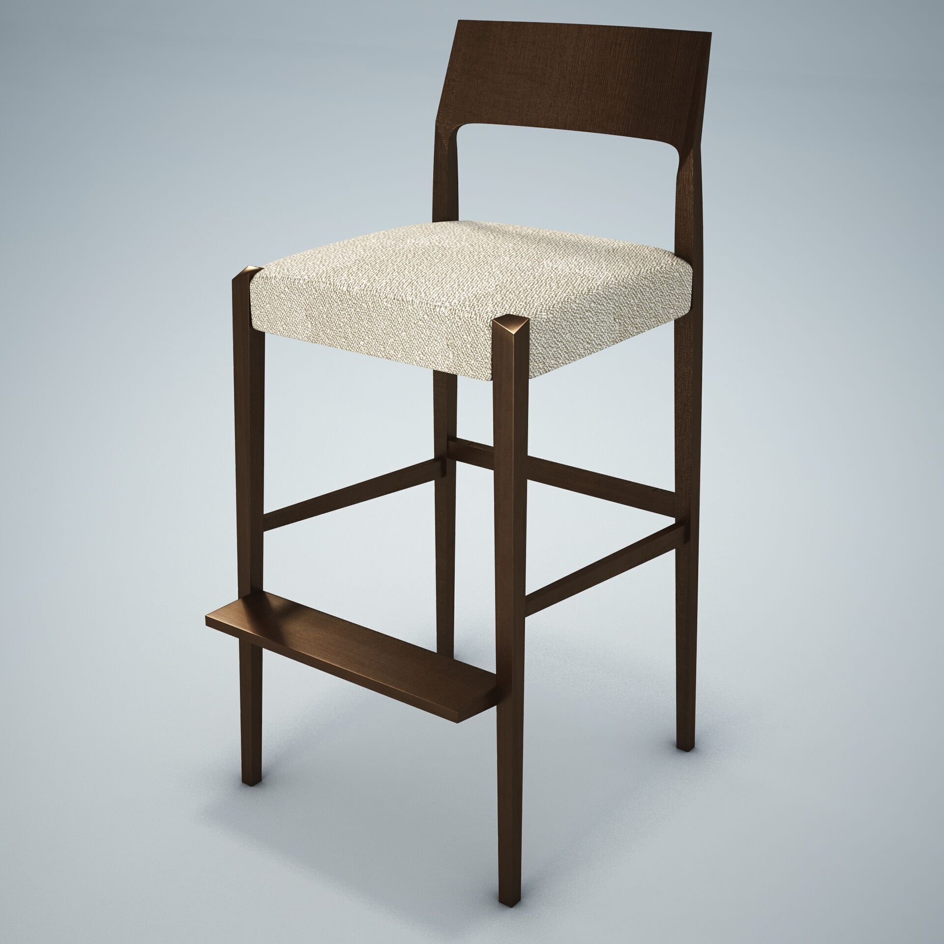 Forms Bar Stool HD 3D model_3
