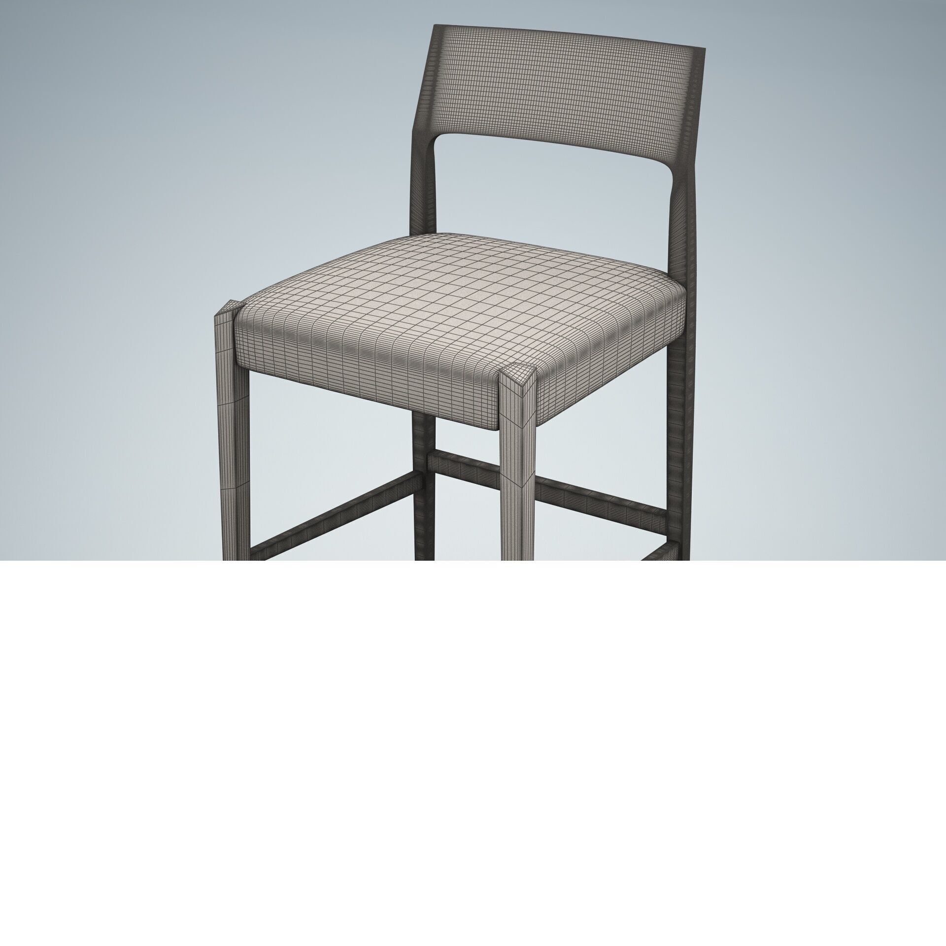 Forms Bar Stool HD 3D model_10