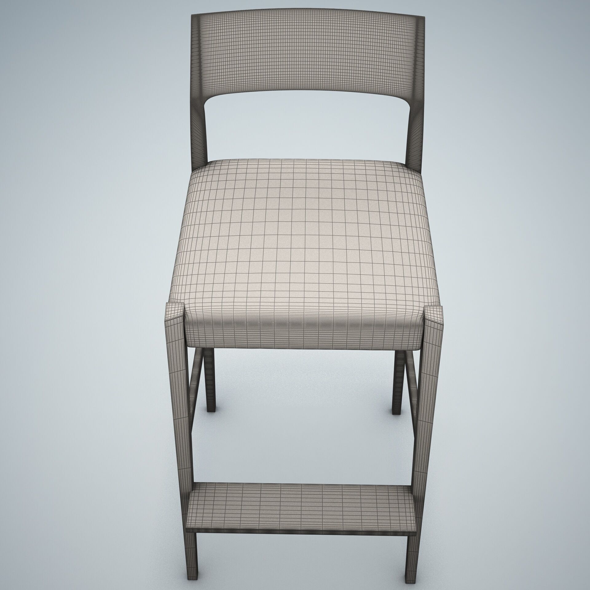 Forms Bar Stool HD 3D model_18