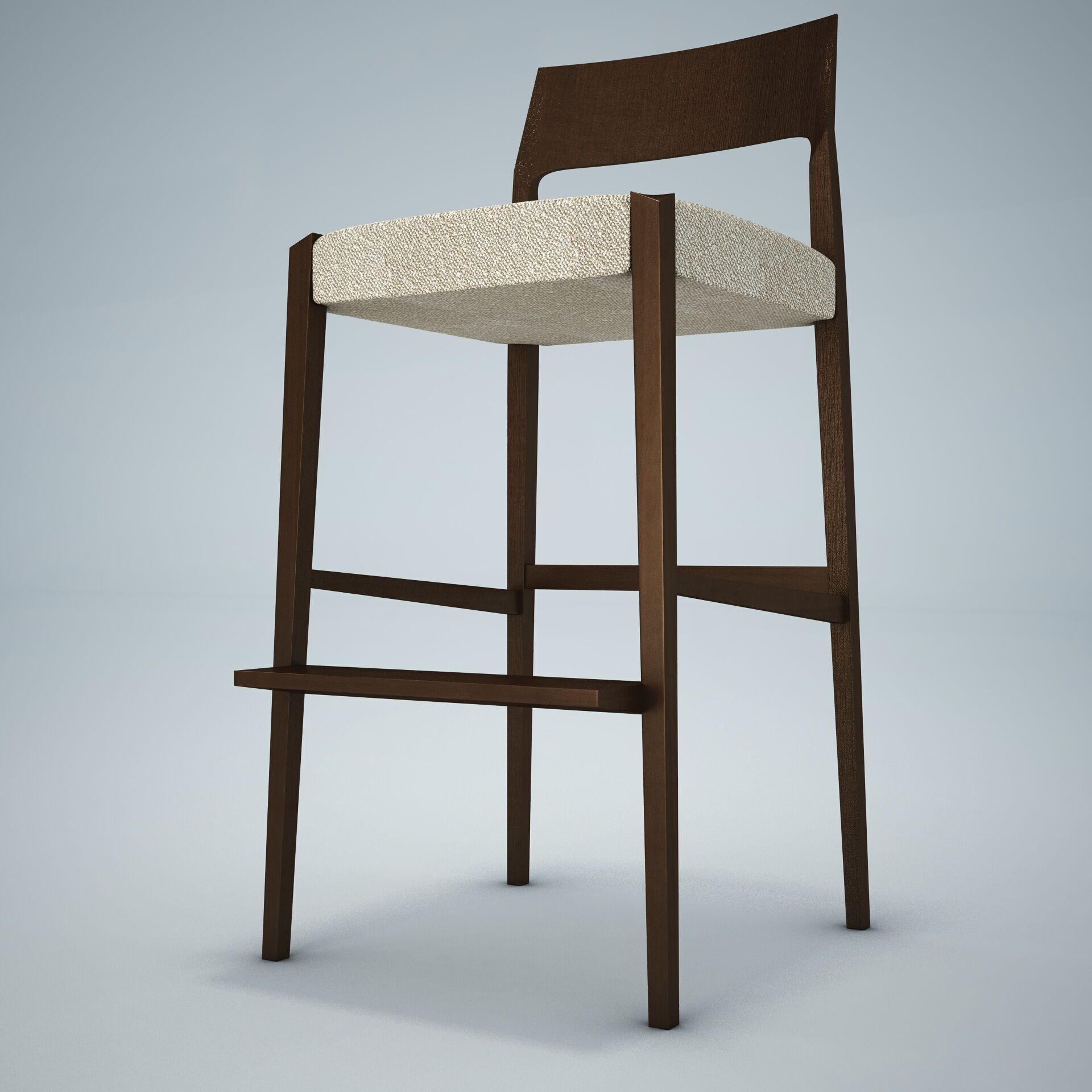 Forms Bar Stool HD 3D model_9