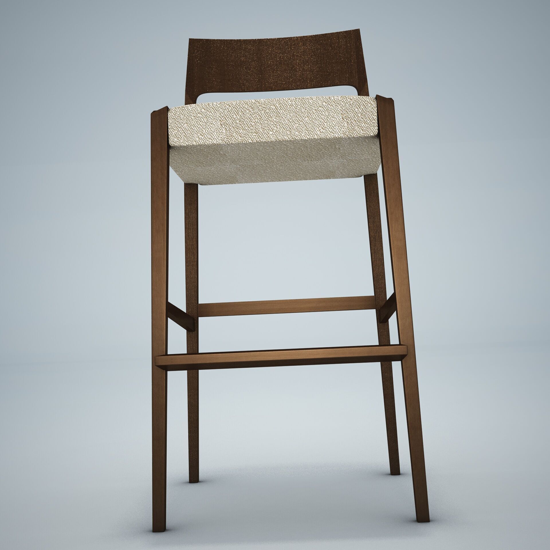 Forms Bar Stool HD 3D model_5