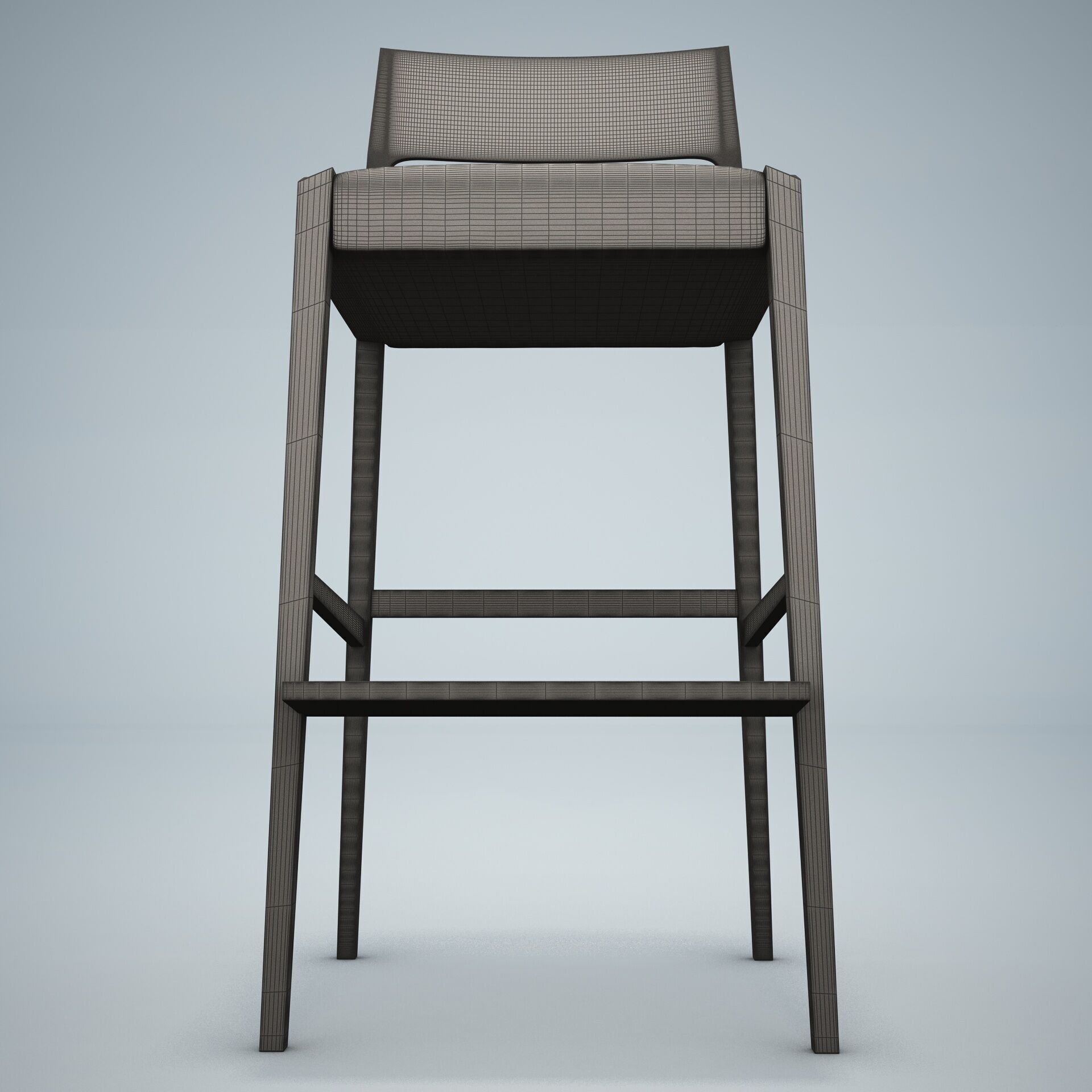 Forms Bar Stool HD 3D model_16