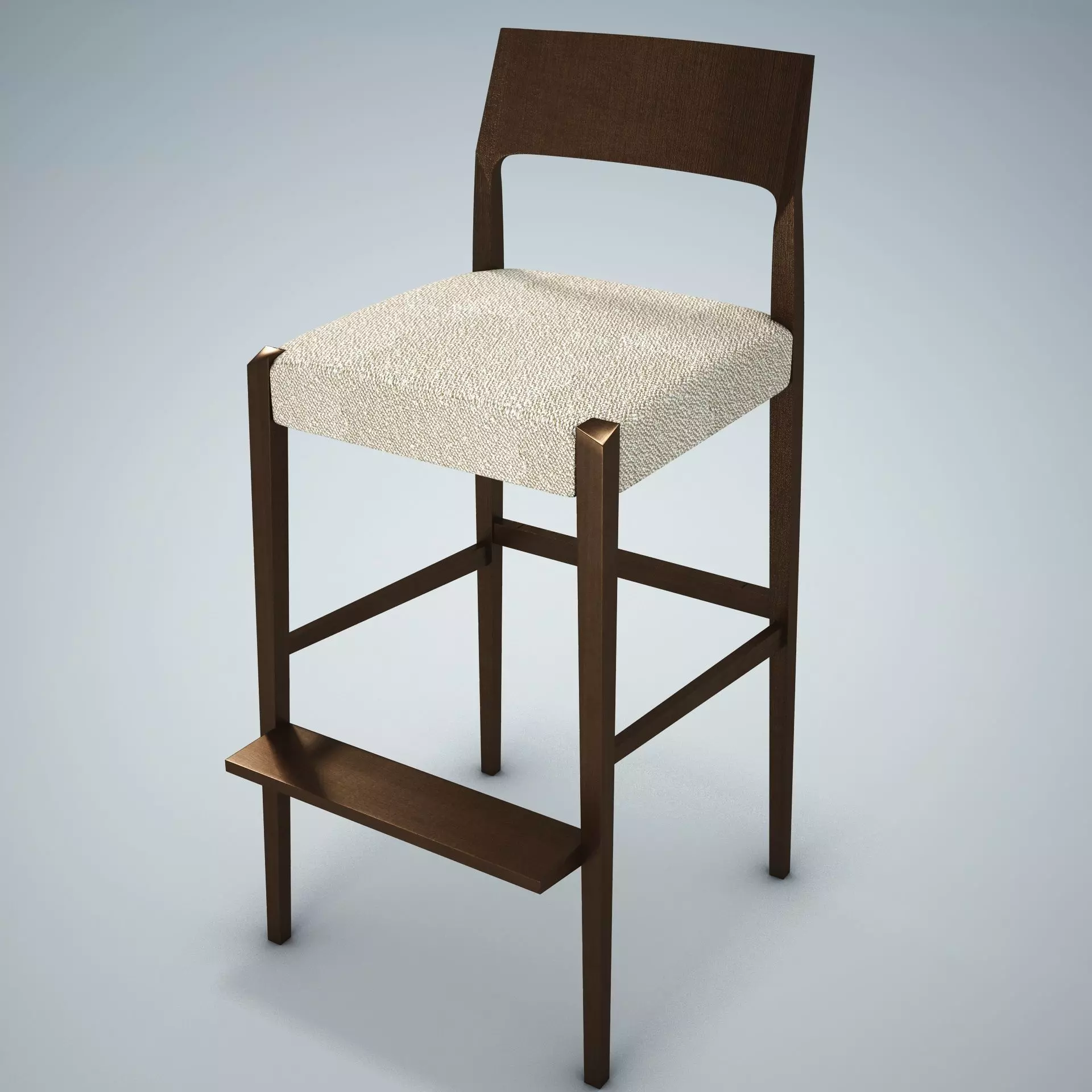 Forms Bar Stool HD 3D model_0