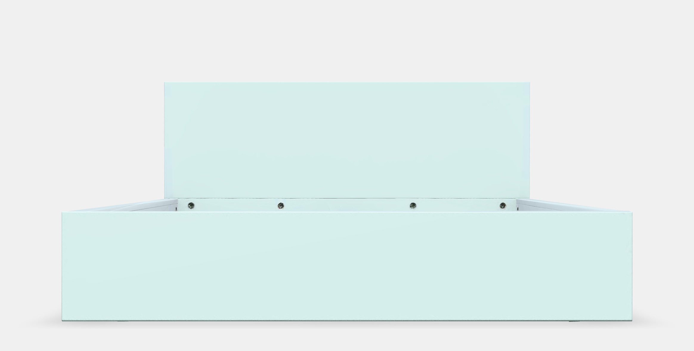 MALM Bed frame high 1 Low-poly 3D model_11