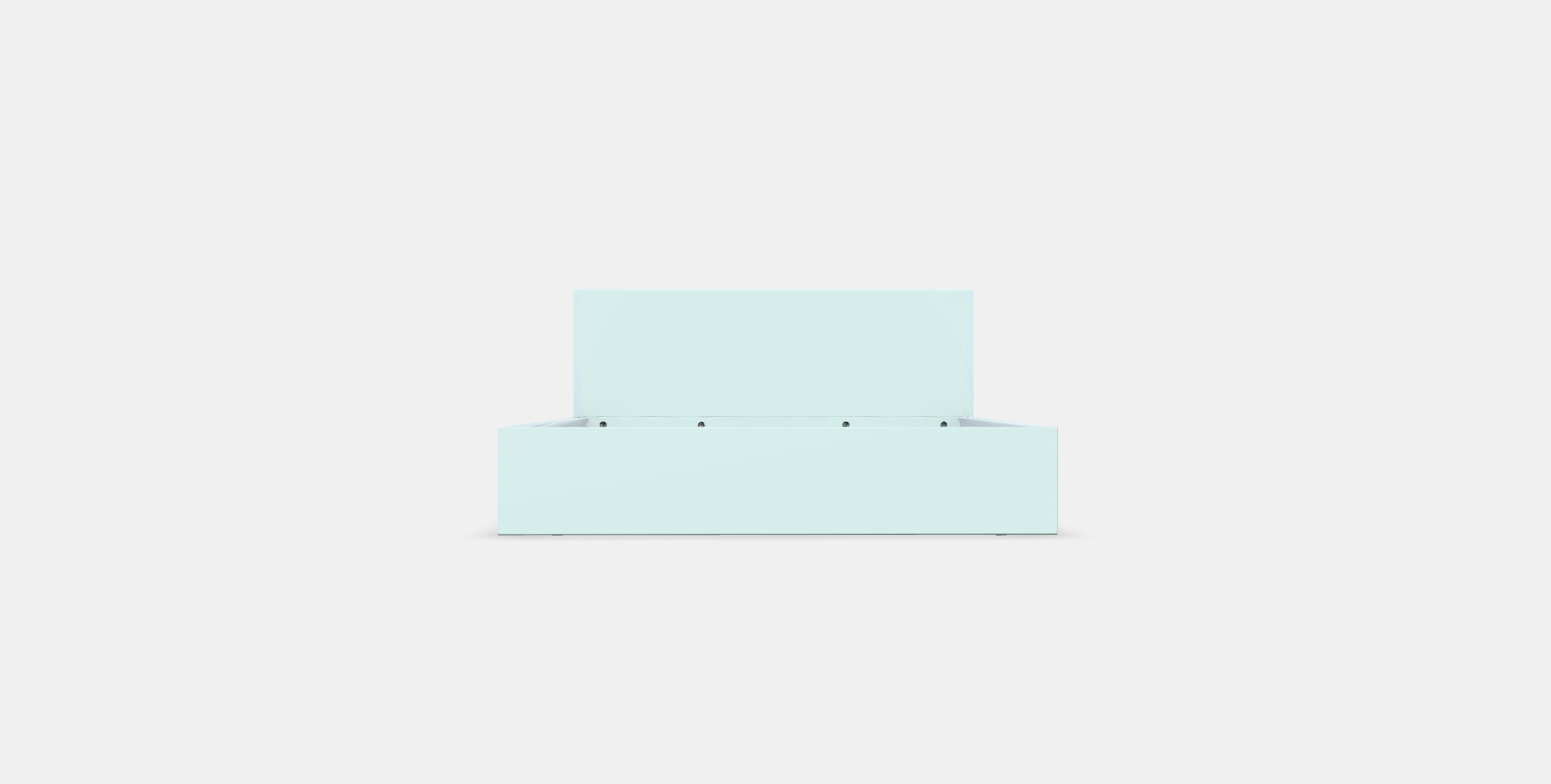 MALM Bed frame high 1 Low-poly 3D model_10