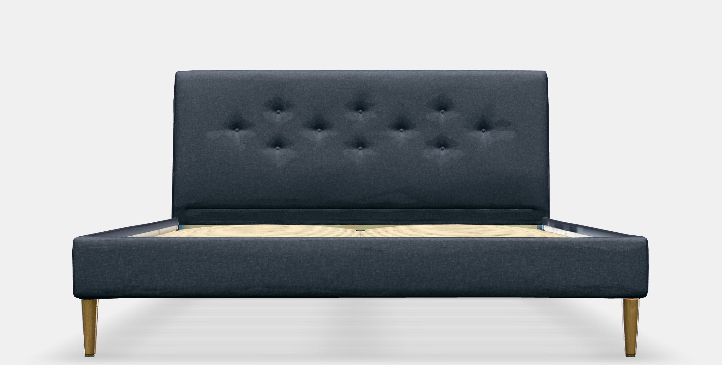 IDANAS Upholstered bed frame 1 Low-poly 3D model_11