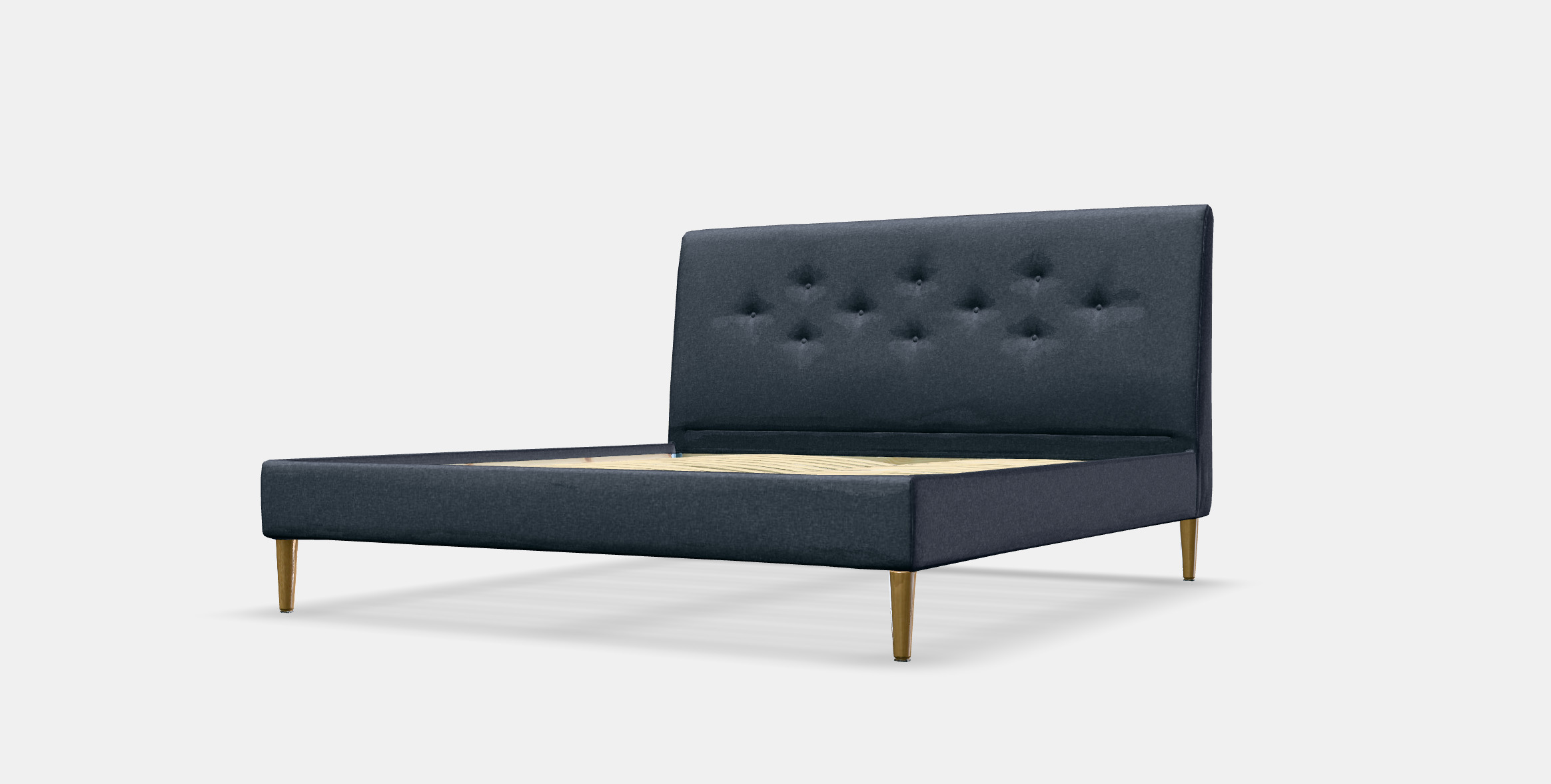 IDANAS Upholstered bed frame 1 Low-poly 3D model_13