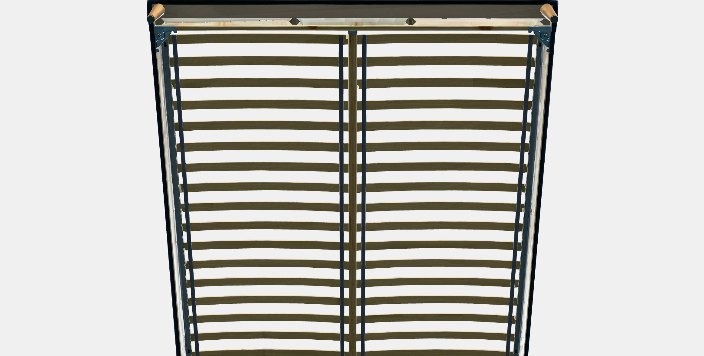 IDANAS Upholstered bed frame 1 Low-poly 3D model_8