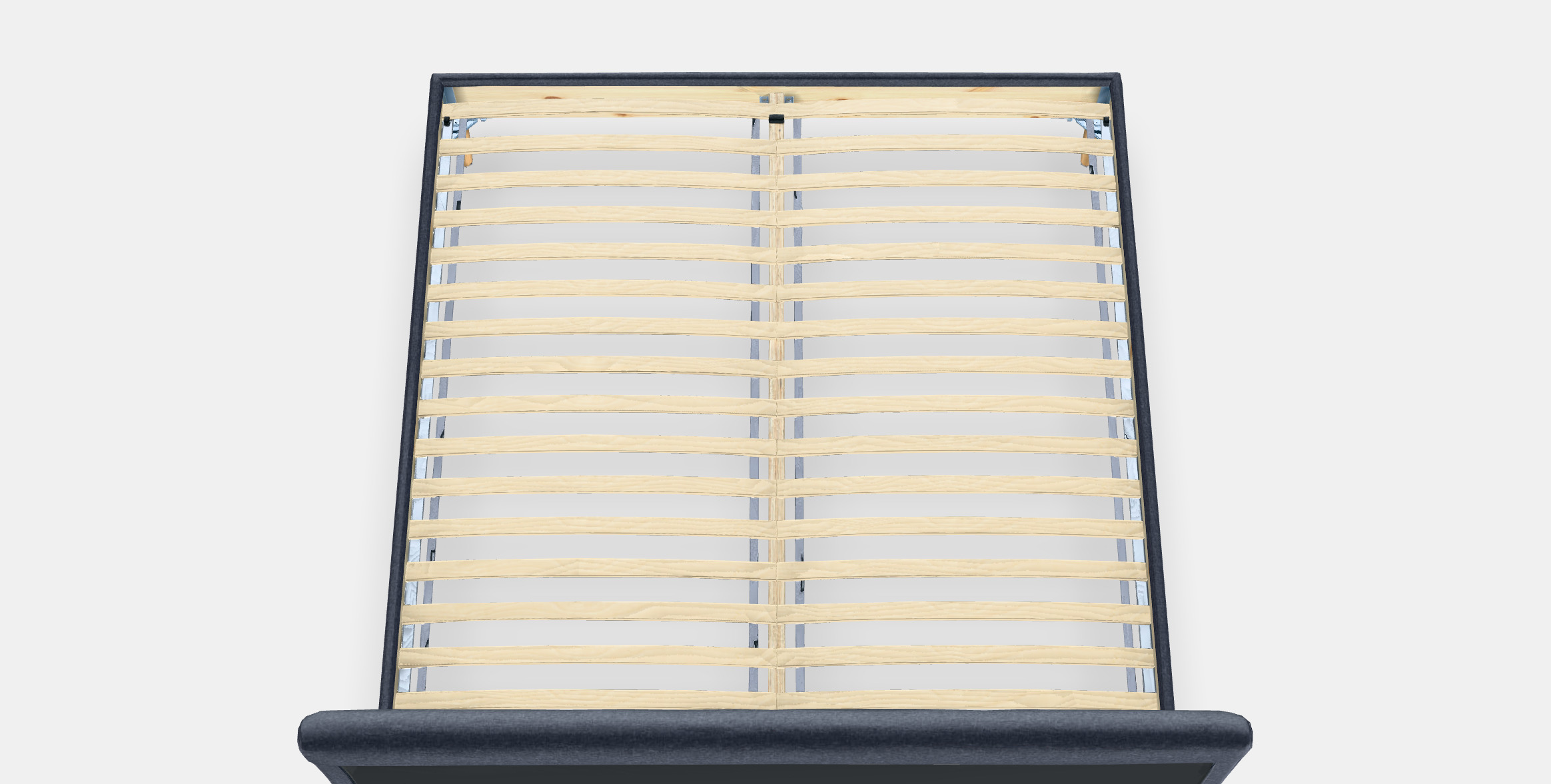 IDANAS Upholstered bed frame 1 Low-poly 3D model_4