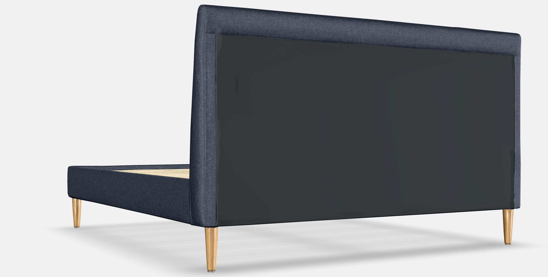 IDANAS Upholstered bed frame 1 Low-poly 3D model_2