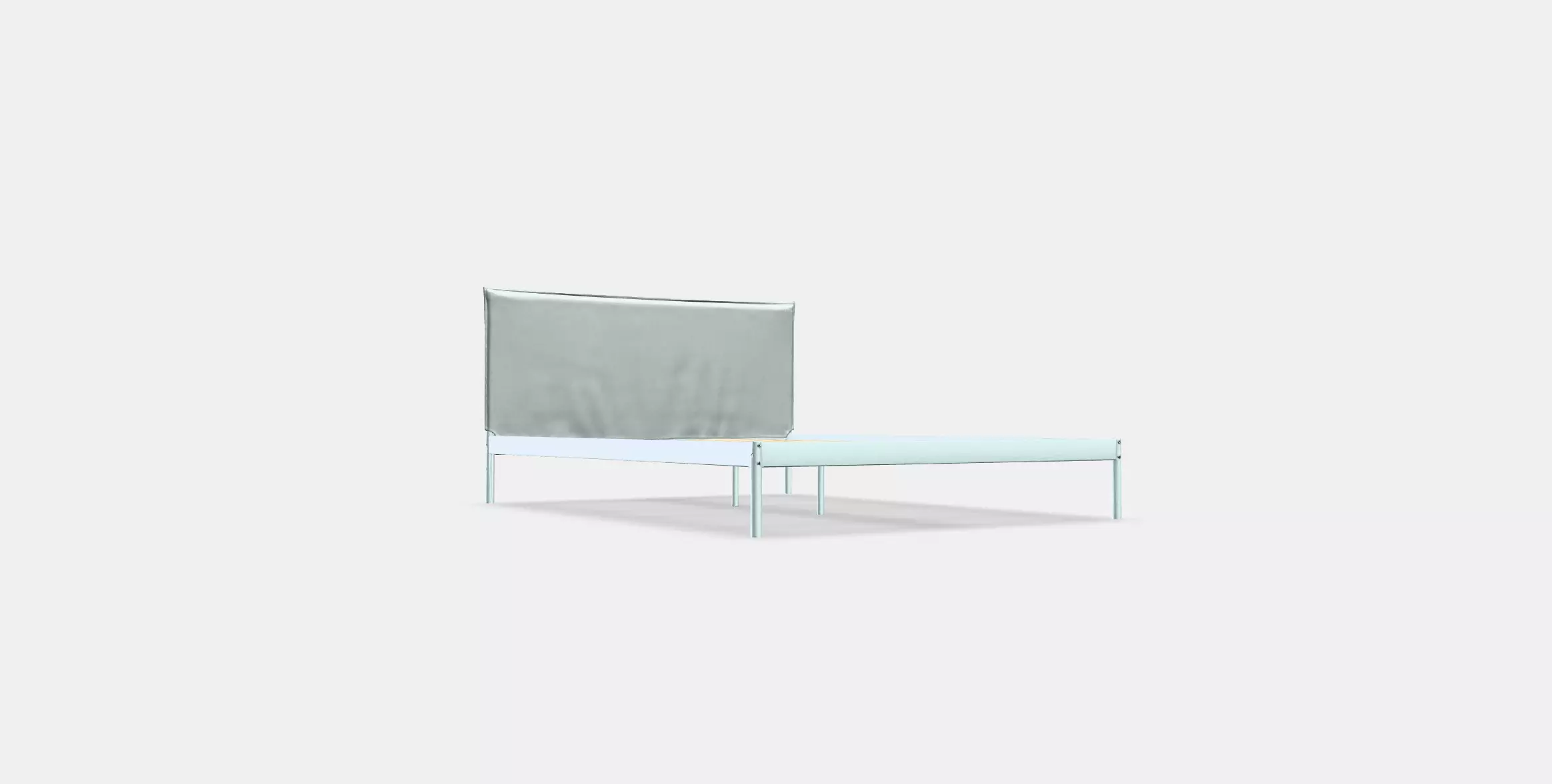 KLEPPSTAD Bed frame 1 Low-poly 3D model_0