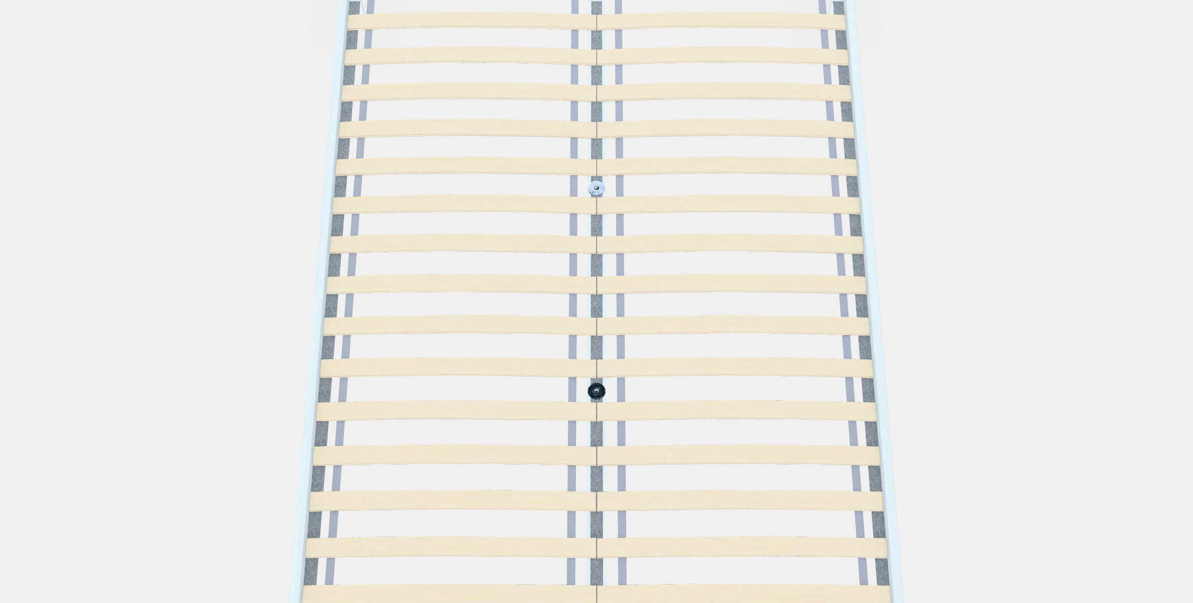 VEVELSTAD Bed frame Low-poly 3D model_4