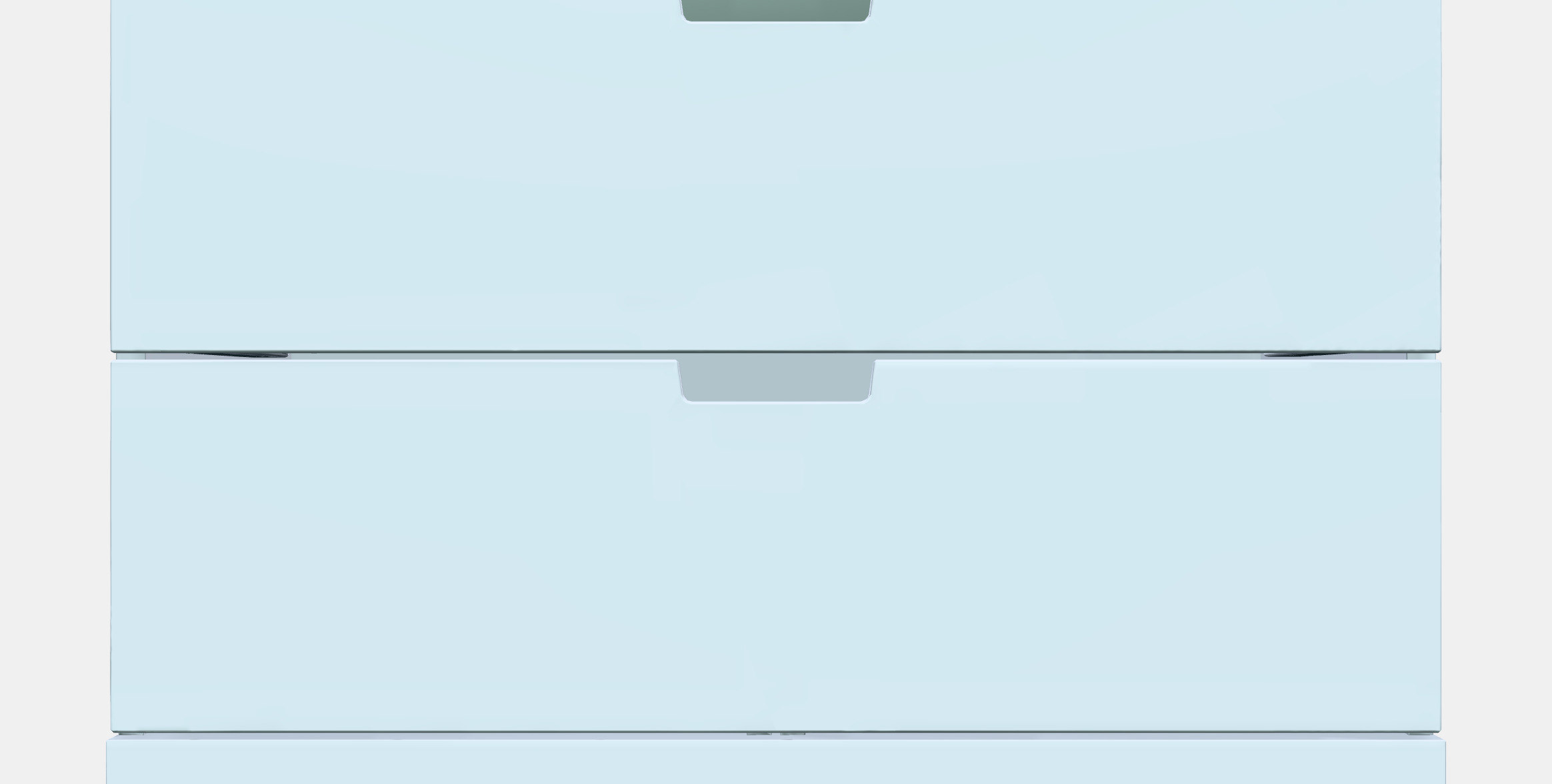 NORDLI Chest of 2 drawers 3D model_11