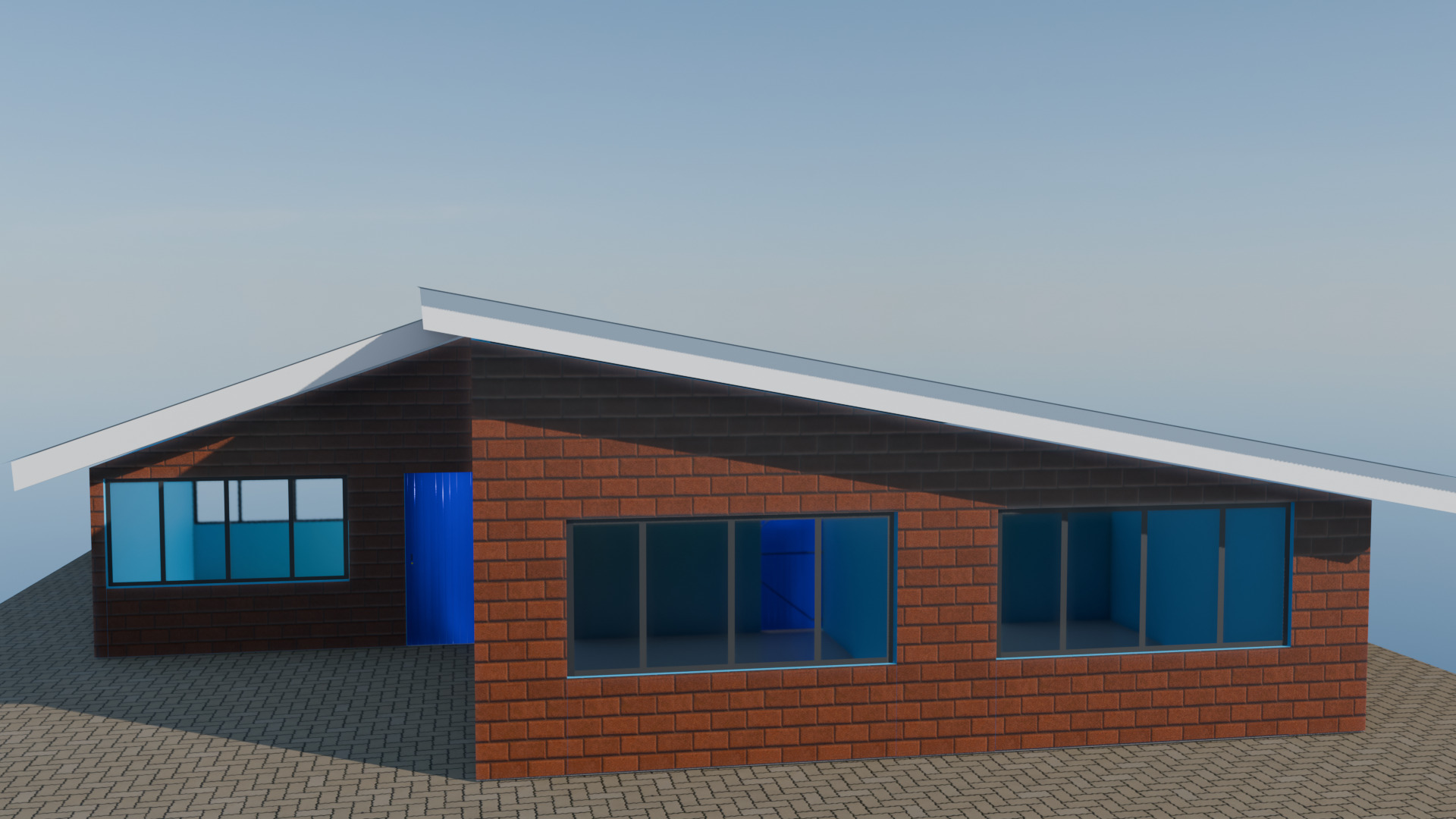 Casa de campo Free 3D model_1