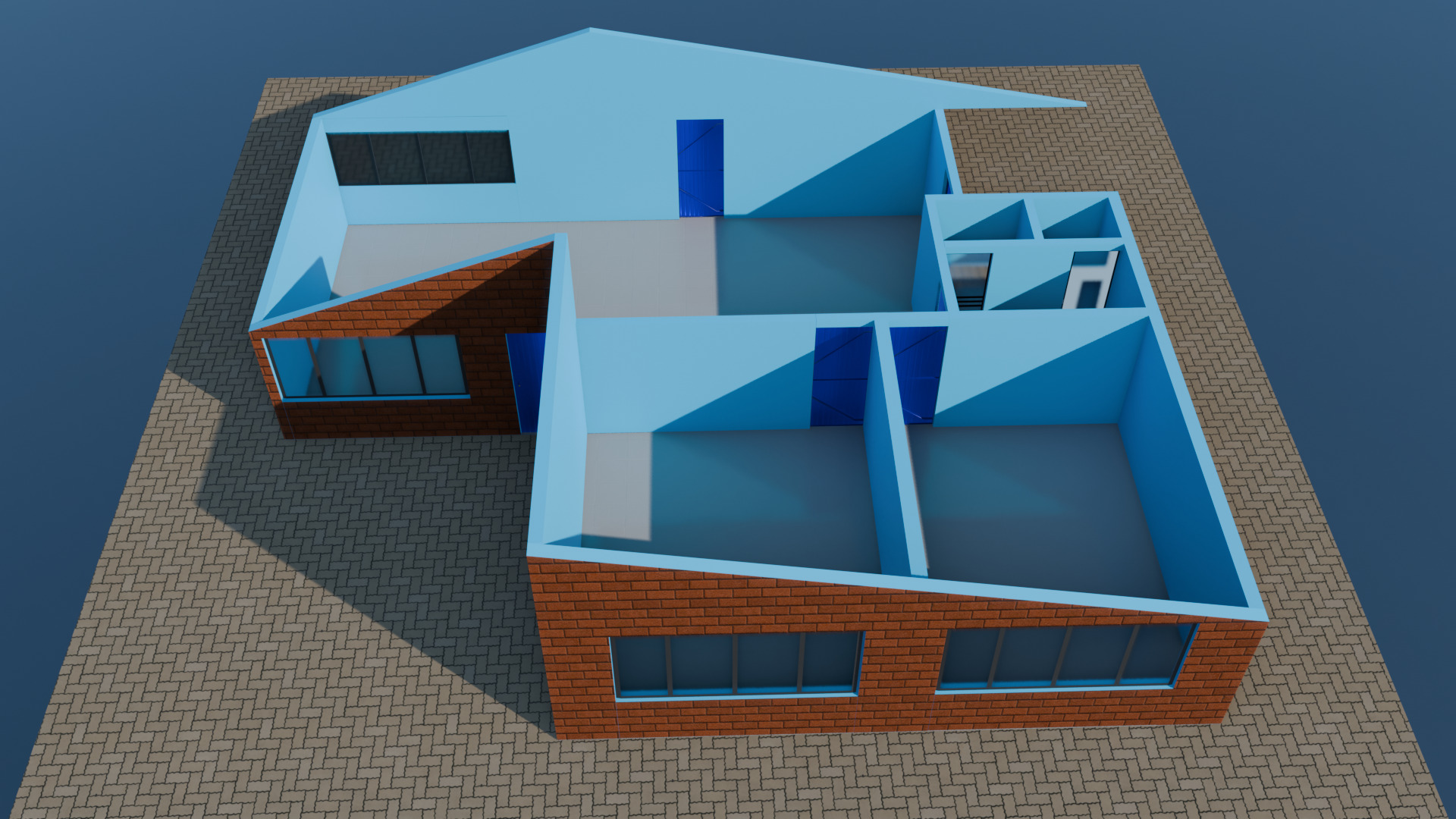 Casa de campo Free 3D model_3