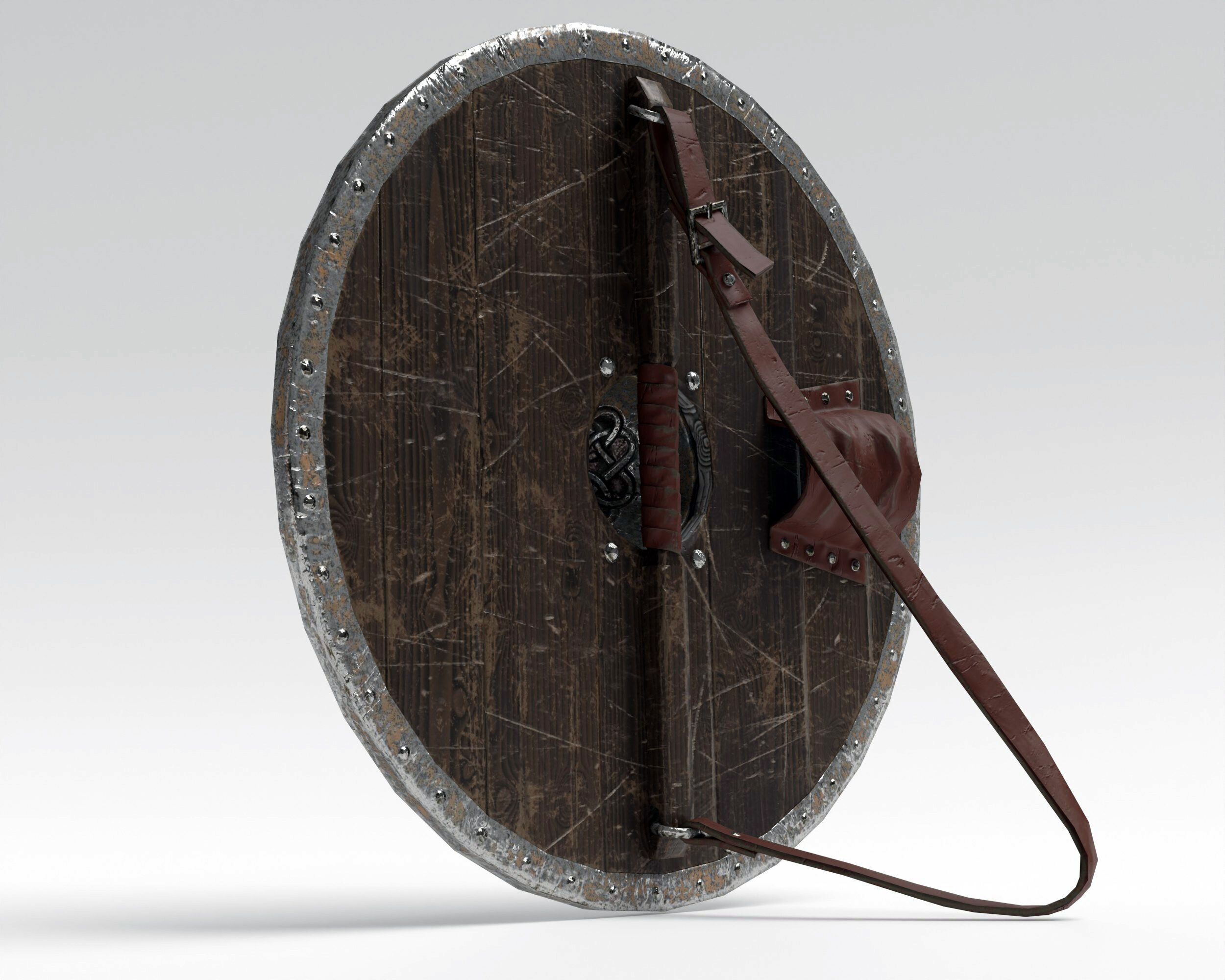 Viking weapon  Low-poly 3D model_6