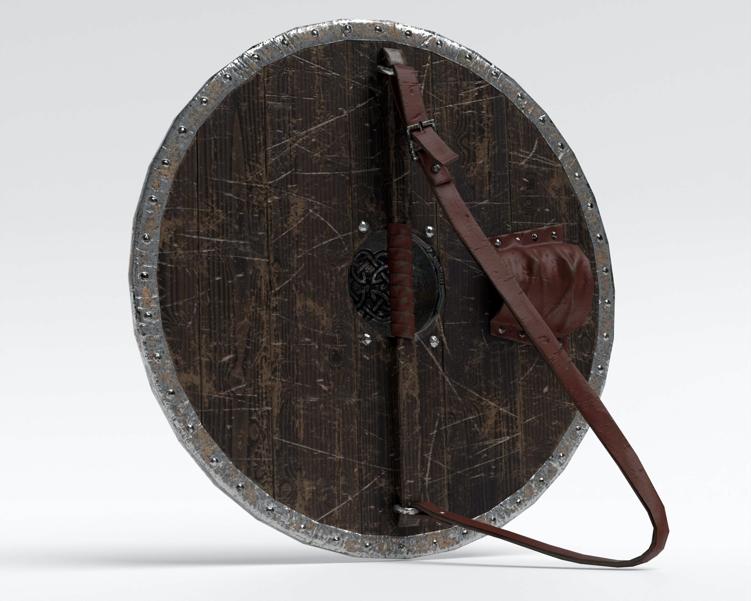 Viking weapon  Low-poly 3D model_5