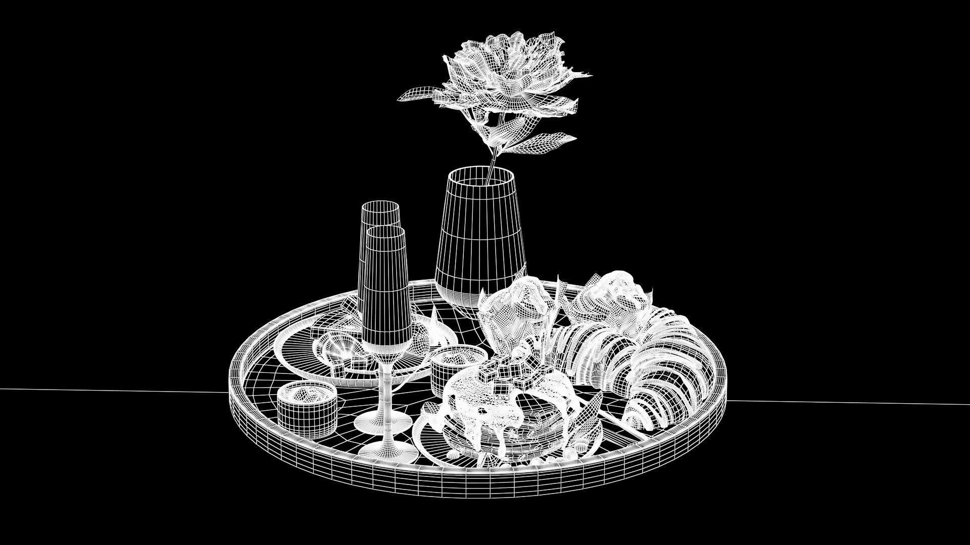 Breakfast In Bed 3D model_7