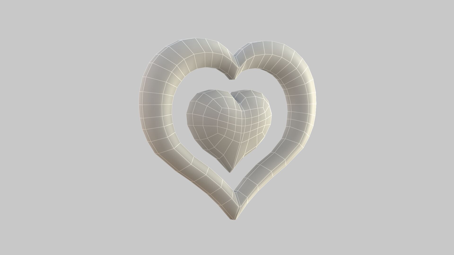 Heart icon v 05 3D model_9