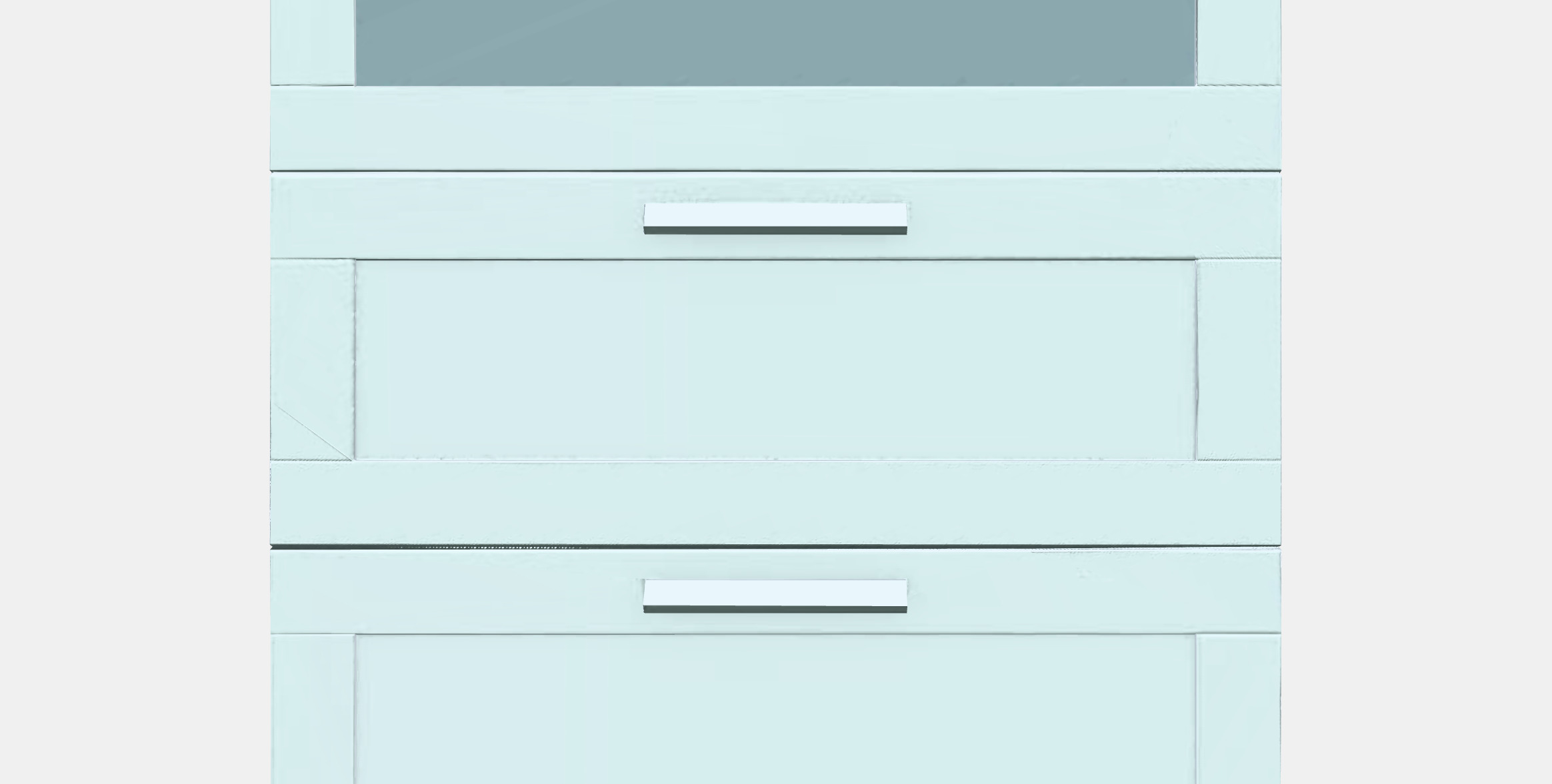 BRIMNES Chest of 3 drawers Low-poly 3D model_11