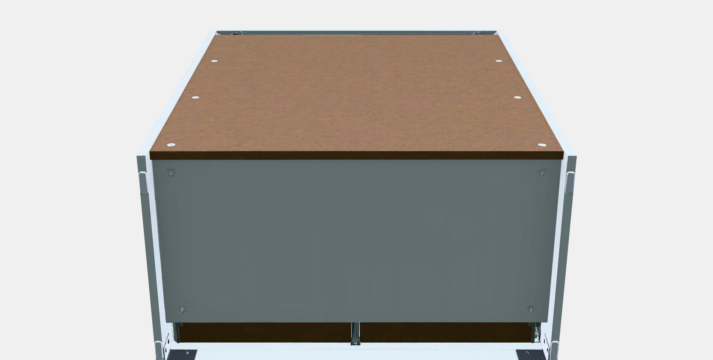 BRIMNES Chest of 3 drawers Low-poly 3D model_8