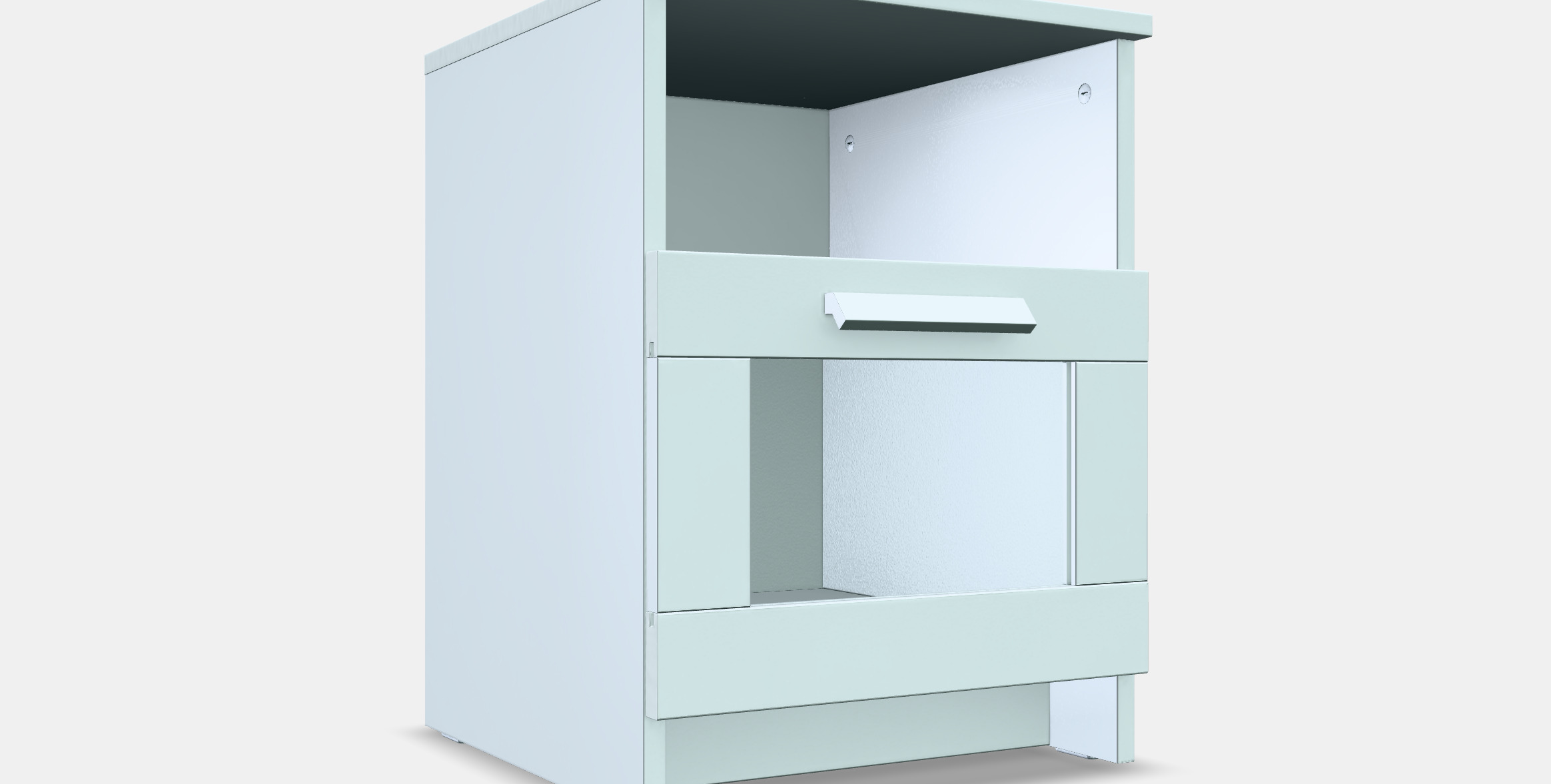 BRIMNES Bedside table 3D model_8