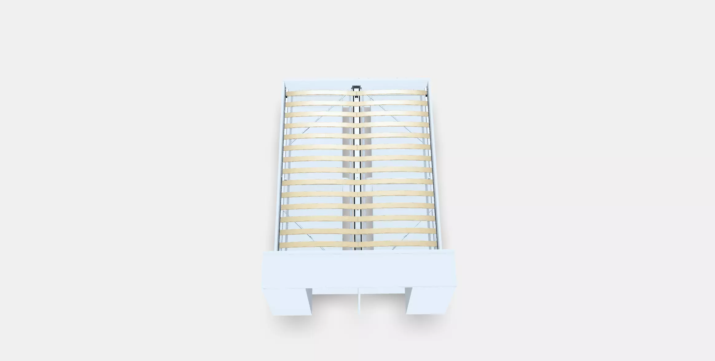 BRIMNES Bed frame w storage and headboard 3 3D model_0