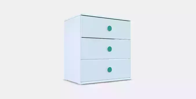 GODISHUS Chest of 3 drawers