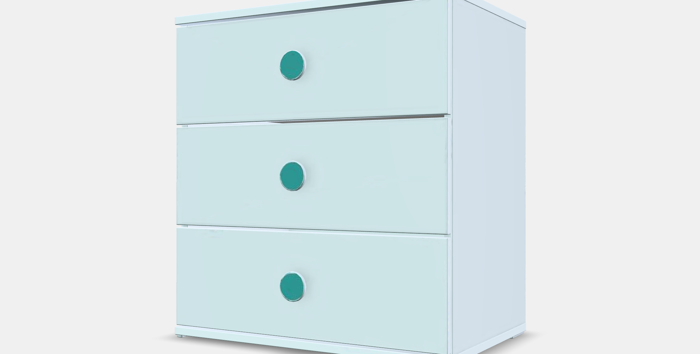 GODISHUS Chest of 3 drawers 3D model_13