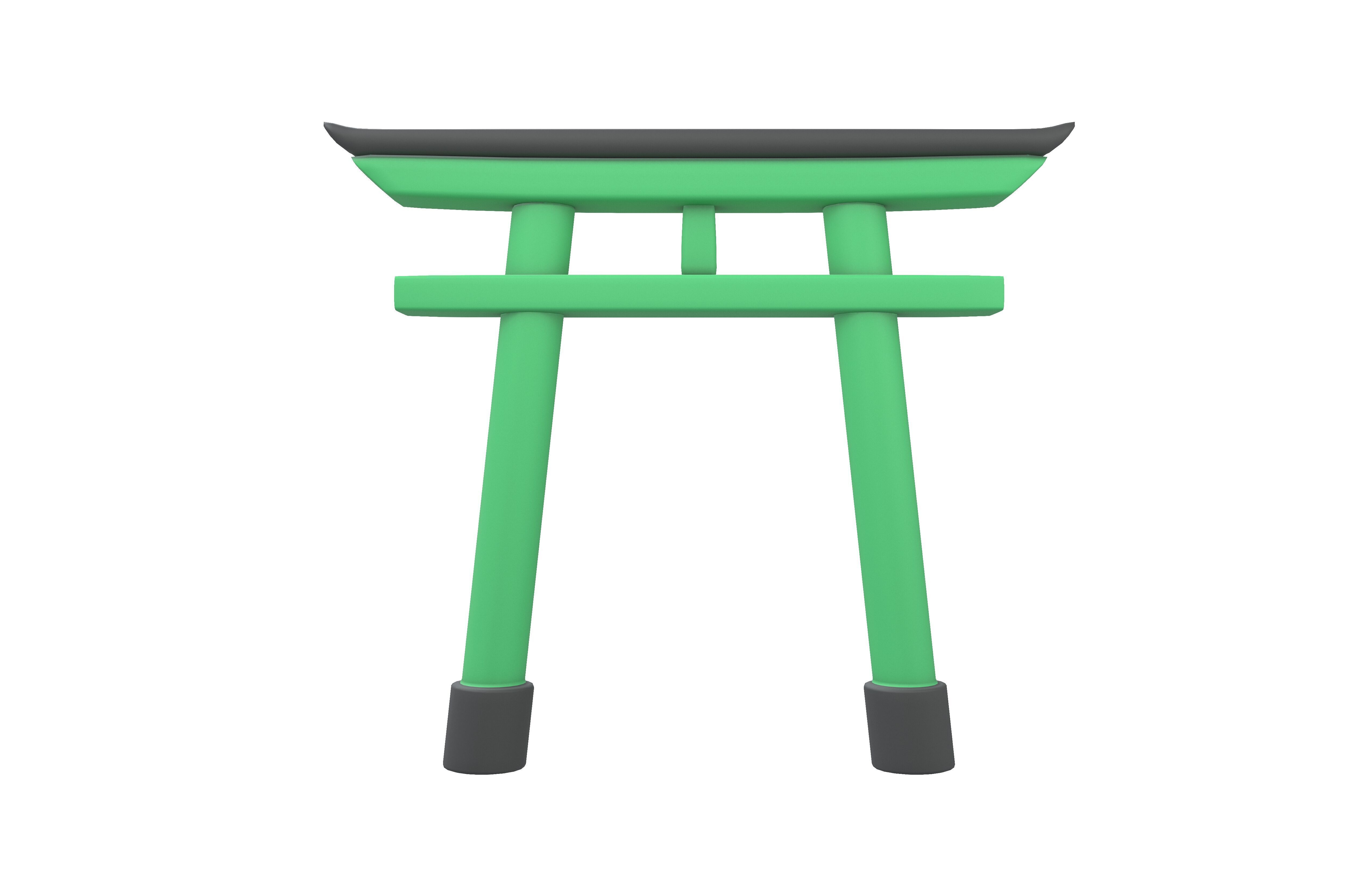 Torii v1 003 Low-poly 3D model_1