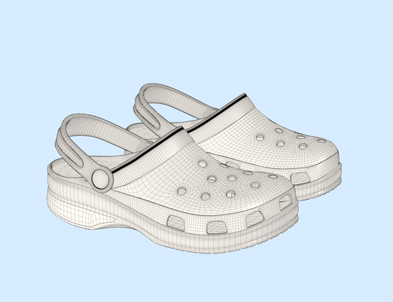 Flip-flops 3D model_9