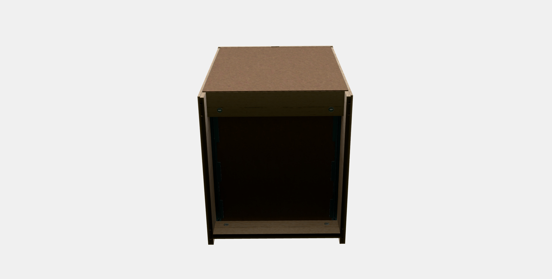 MALM Chest of 2 drawers 3D model_5