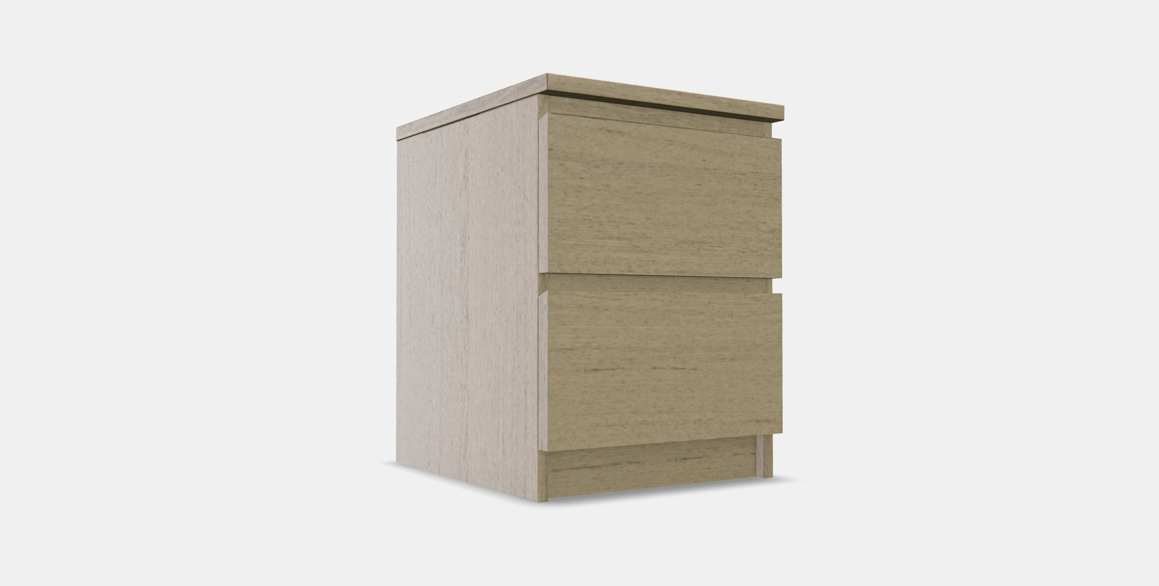 MALM Chest of 2 drawers 3D model_6