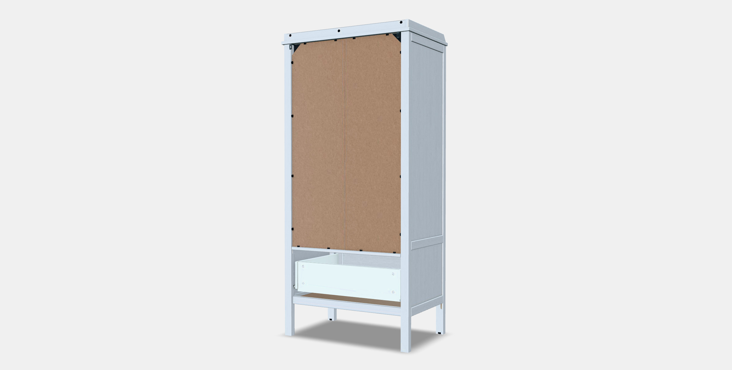 SUNDVIK Wardrobe 1 3D model_4