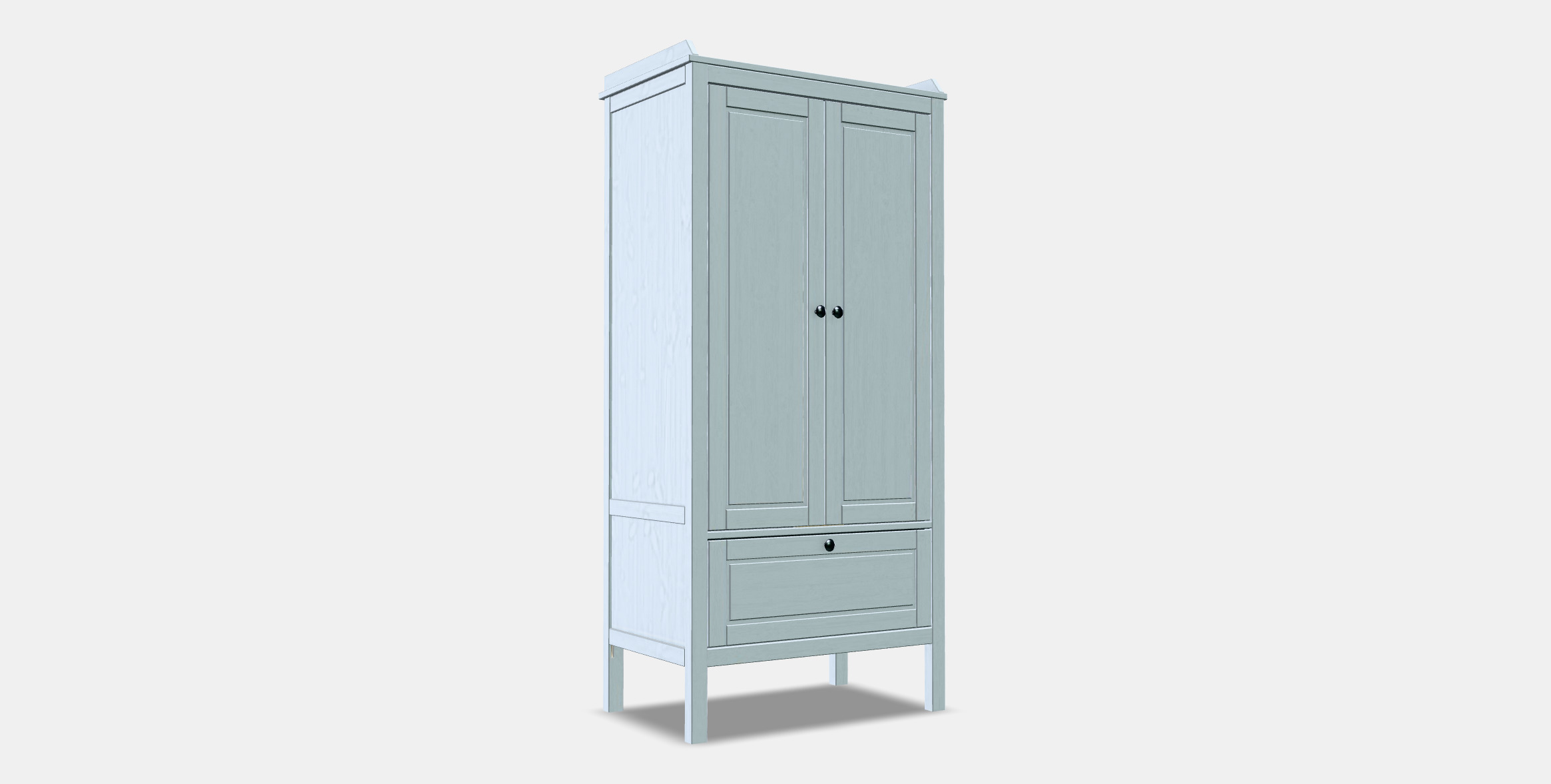 SUNDVIK Wardrobe 1 3D model_5